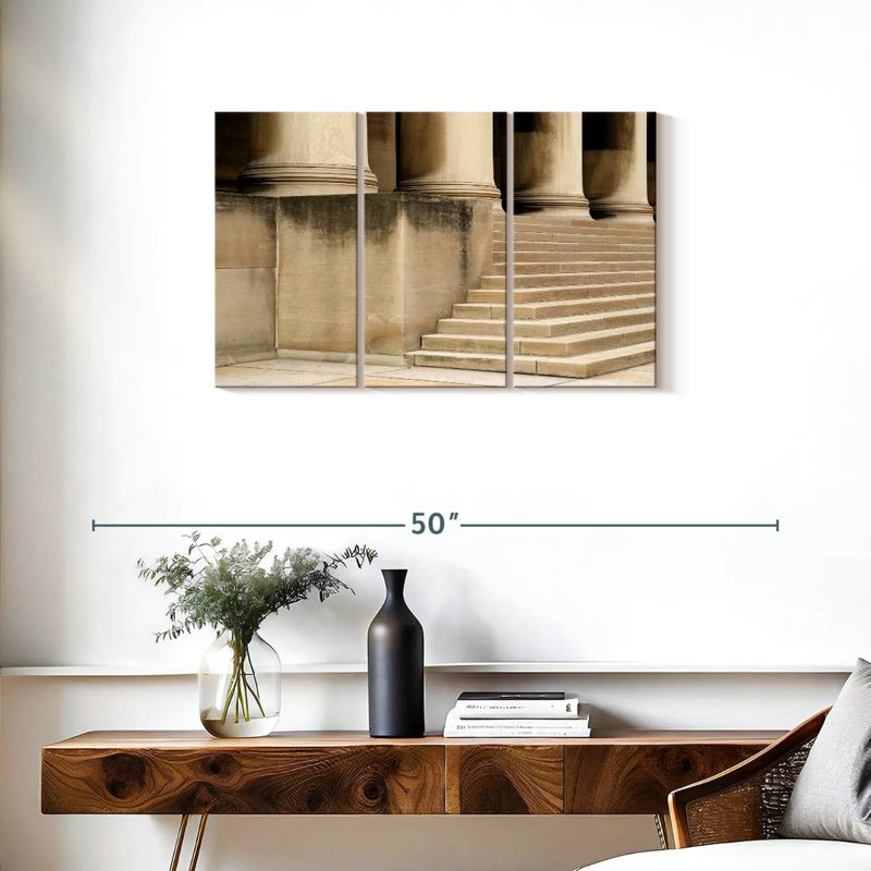Lilie Columns And Steps, 20" H x 33" W
