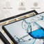 Aliments et boissons «Blue Cocktail Splash», reproduction sur toile-101456223