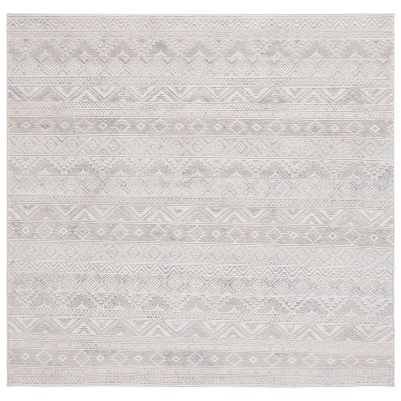 Jucel Performance Southwestern Rug, Square 6'7"