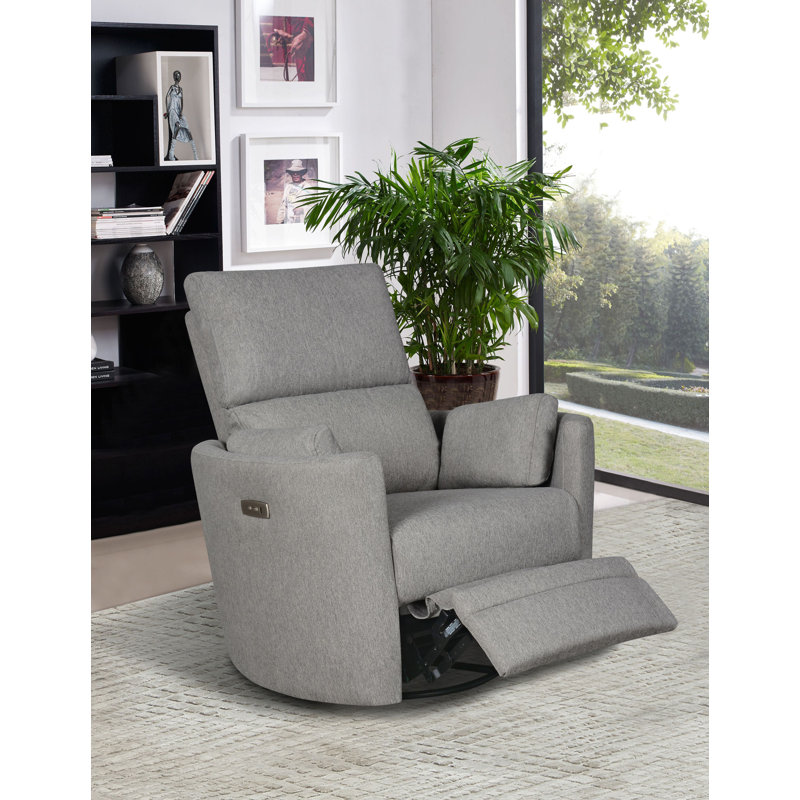 Fauteuil oscillant pivotant Frederik, givré Frederik, Gris