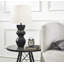 Lampe de table noire 28 po Anslea