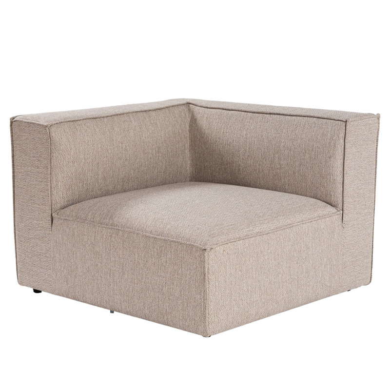 Najahwan Linen 37.8'' Reception Loveseat