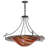 Danzel 4 - Light Craftsman Brown Bowl Pendant