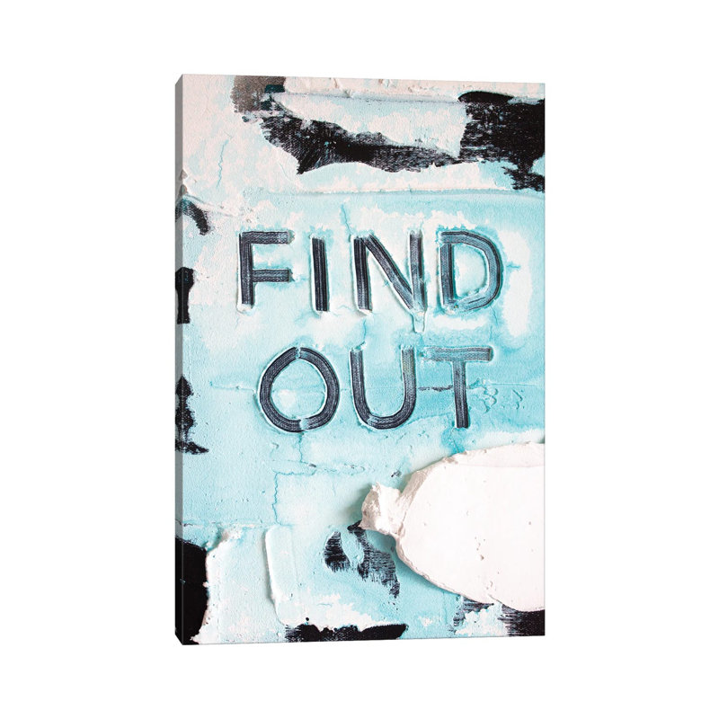 Find Out I by Kent Youngstrom - Wrapped Canvas Print