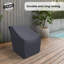 Housse de terrasse pour fauteuil berçant Lucier
