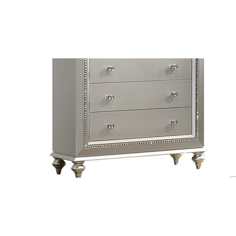 Commode à finition champagne Kaitlyn