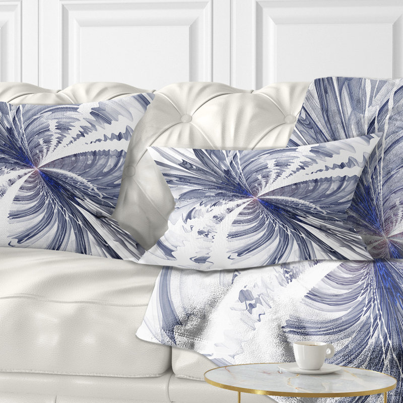 Coussin lombaire en fleur symétrique floral