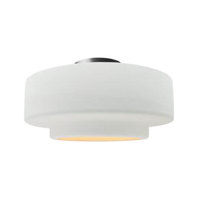 Dottie Ceramic LED Semi Flush Mount