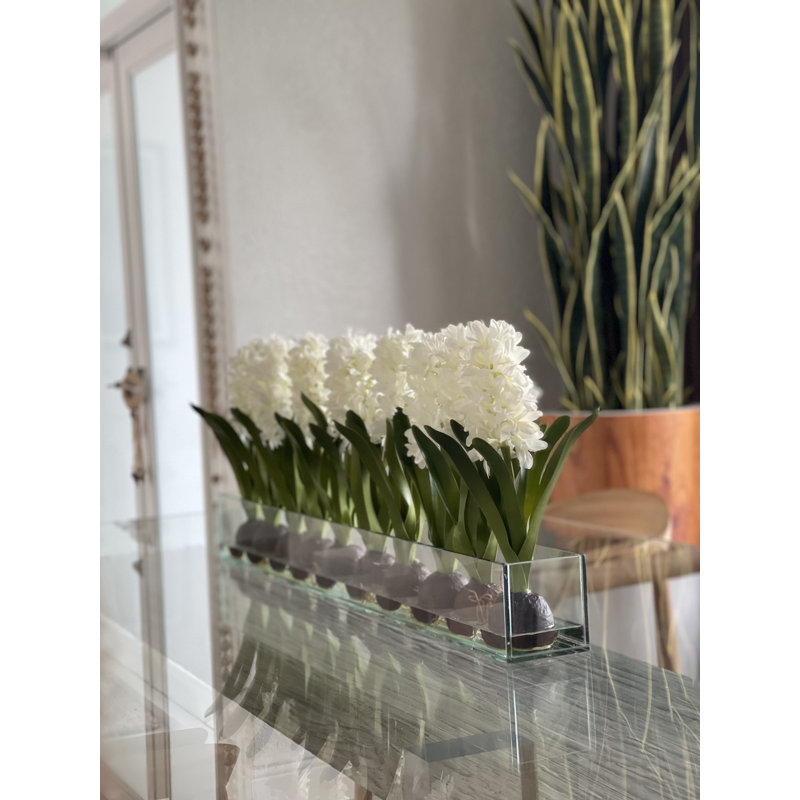 Hyancinths Floral Arrangement in Planter