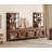  Office Furniture Set: 59In Modern Executive Desk With Charging Station And Drawers And Two 72In Tall Bookcases With 3 Tiers And 4 Cabinets,Office Furniture For Work Study-499657303
