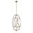 Uttermost Valencia 6 Light Glass Panel Pendant