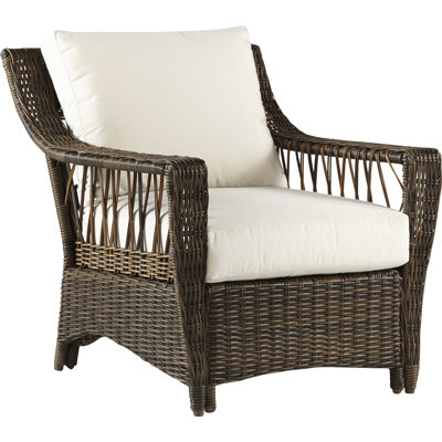 Chaise de terrasse avec coussins Lonoke
