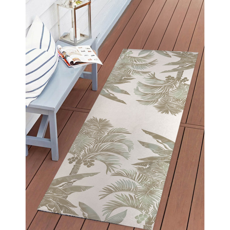 In the Jungle Outdoor Area Rug, Runner 2'6" x 8'