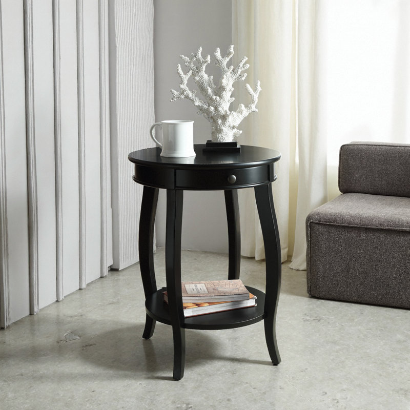 Table d'appoint Sophia, Noir