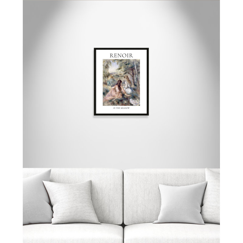Collection «Old the prairie» par Auguste Renoir, Cadre flottant espresso, Non, H 21,5 po x l 17,5 po x P 2 po