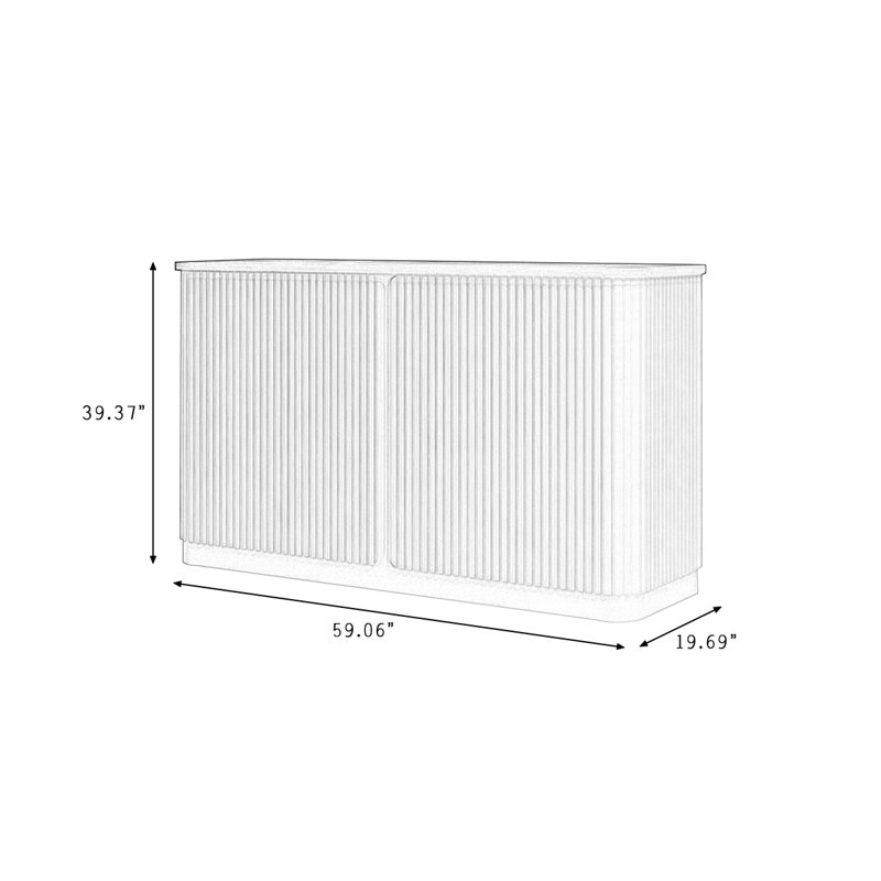 Bureau de réception rectangulaire Modern, 59.06