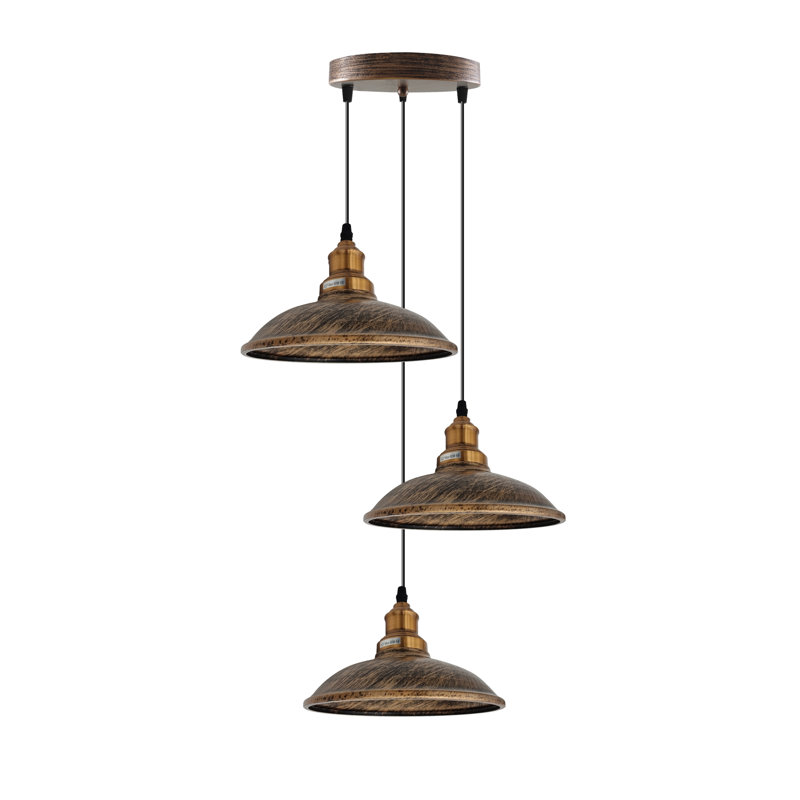 Bellwether 3 - Light Cluster Pendant, Brushed Copper, Brushed Copper