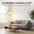 60-Inch Arched Floor Lamp, Gold