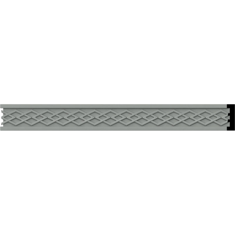 Swindon White High-Density Urethane Chair Rail Molding Set