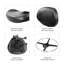 Emmetta Backed Adjustable Height Ergonomic Industrial Stool