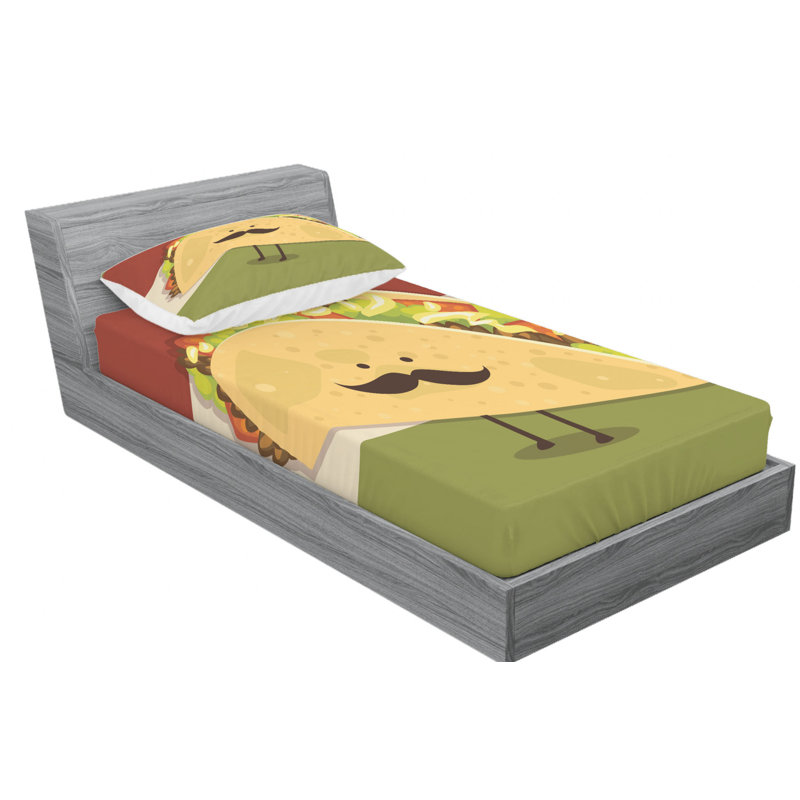 Microfiber Sheet Set, Twin XL Sheet Set + Fitted Sheet + 1 Pillowcase