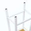 Îlot de cuisine avec 2 tabourets de bar, prise de courant, support de rangement interne pour porte, chariot de rangement de cuisine sur 5 roulettes avec abattant, 5 supports latéraux ouverts, 3 tiroirs, pour la cuisine, la salle à manger-2118279027