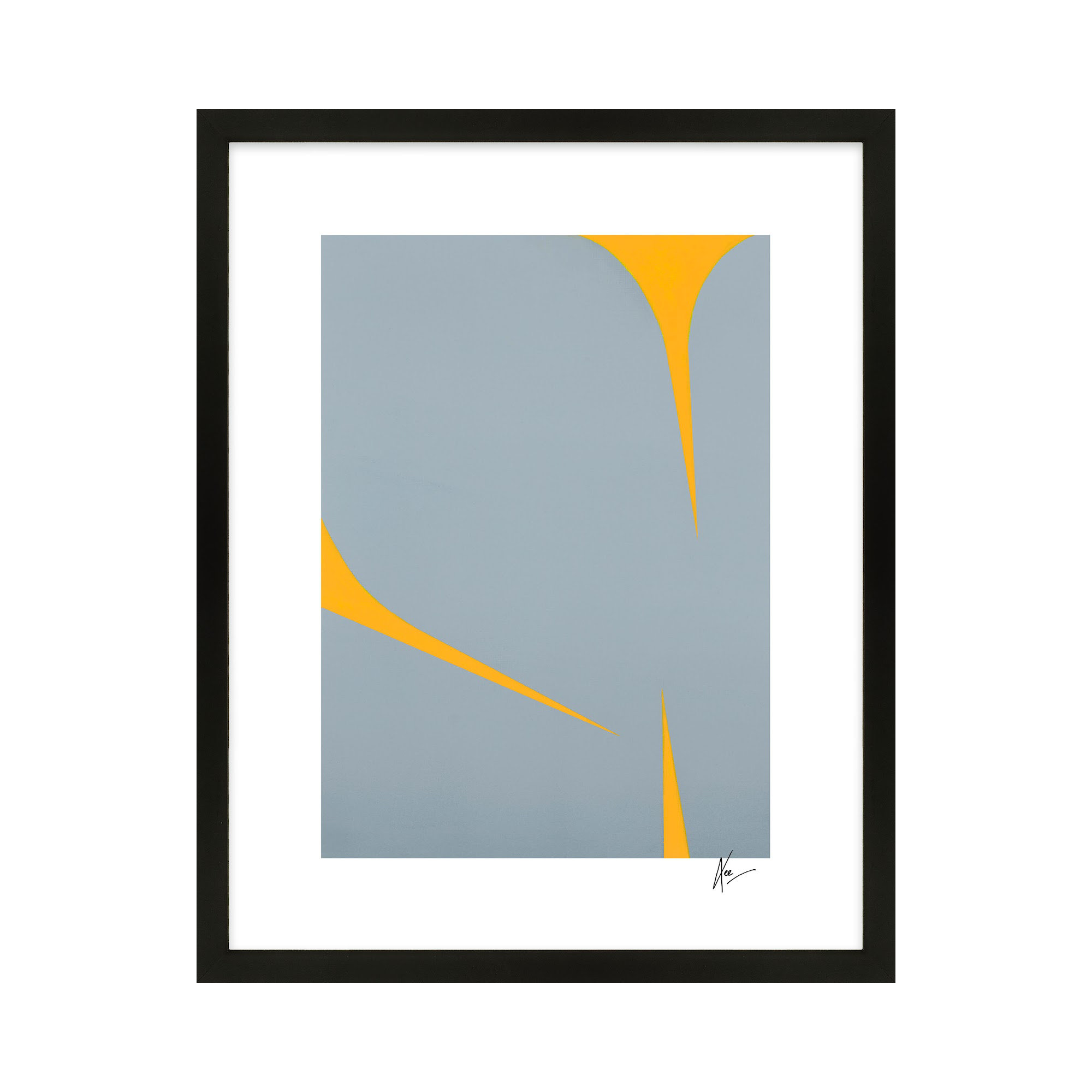Clouds 2 by Lee Lessem, 40" W x 50" H, Black 