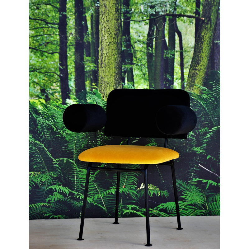 Bee Upholstered Armchair, Yellow