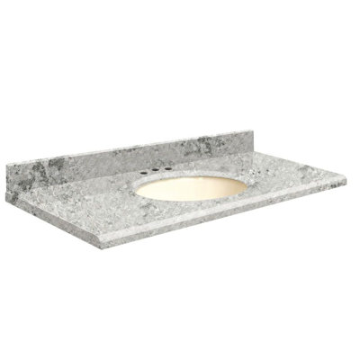 49'' Stone Single Bathroom Vanity Top with Sink