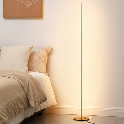 Lampe de plancher de coin à DEL 57,5 po Allana