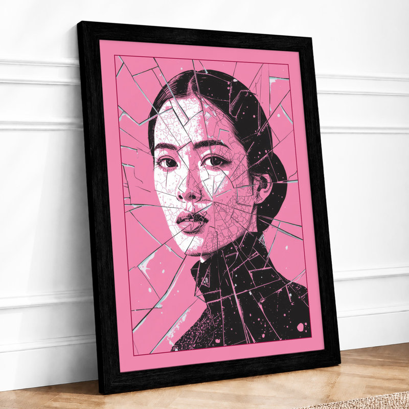 Pop Portrait Modern - Print, A2 - 59.4 x 42.0 cm, Black