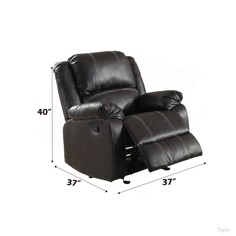 Fauteuil inclinable en cuir synthétique Zuriel