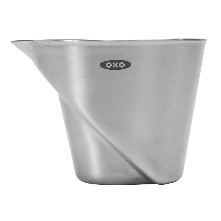 OXO Stl Angled 0.25-Cup Stainless Steel Measuring Cup