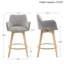 Lovetro 65.5cm Swivel Bar Stool-1017937905