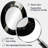 Abstract Geode Black III - Black Modern Oval Wall Mirror-606776765