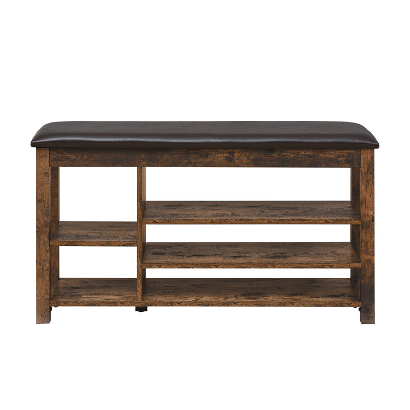 39.5'' Shoe Storage Bench With Concealed Storage Space