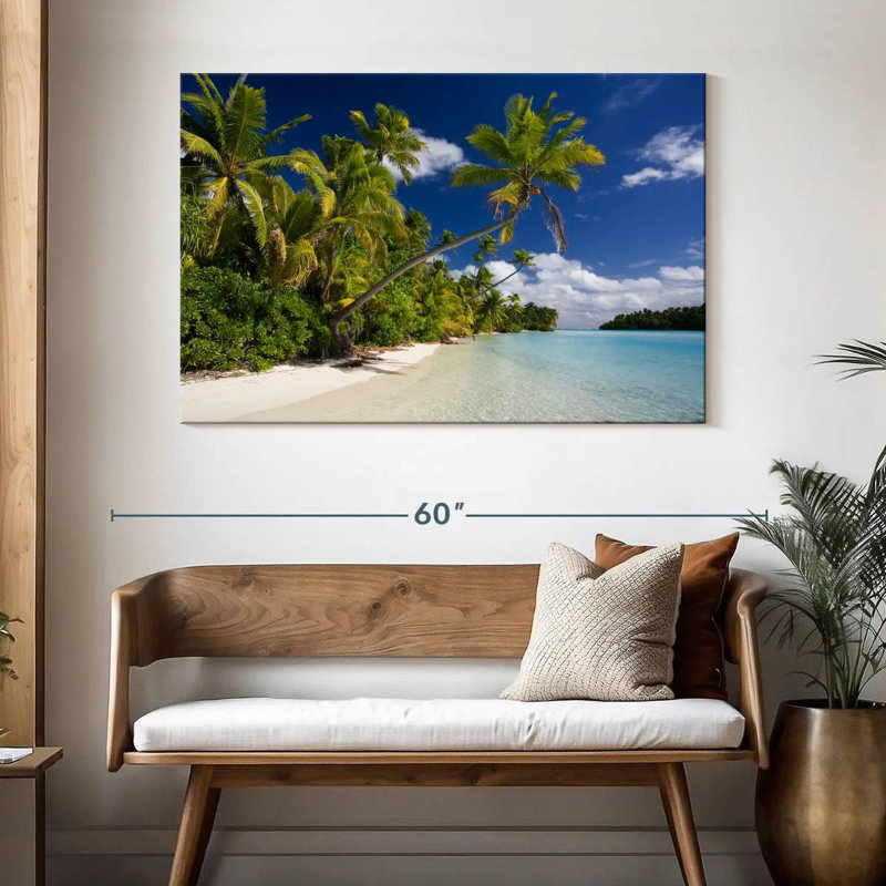 Gillard Tropical Aitutaki Lagoon, H 32 po x l 48 po