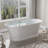 67'' x 31'' Freestanding Acrylic Bathtub,White