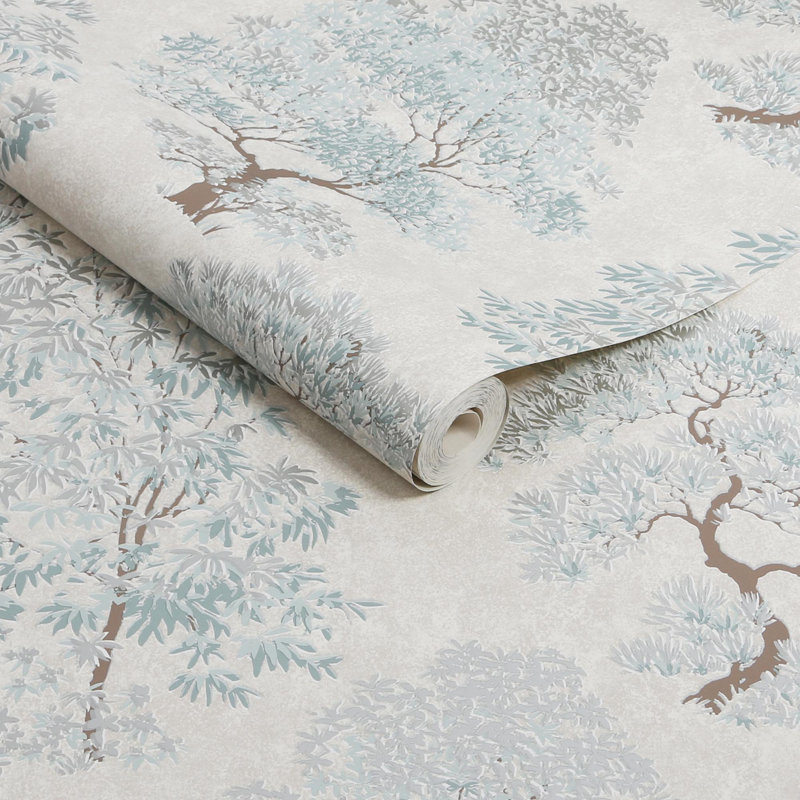 Superfresco Elmwood Duck Egg Wallpaper, Blue