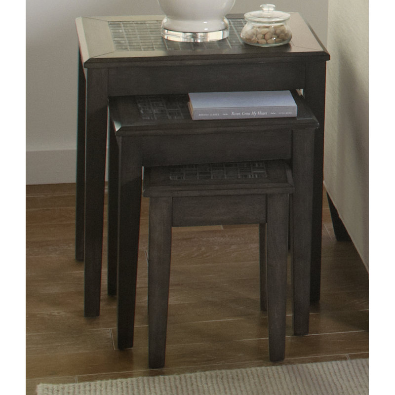 Tables gigognes Anneri, Gris
