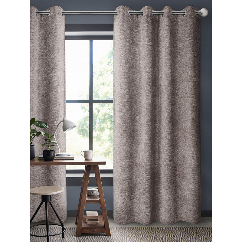 Blackout Curtain Single Panel, Taupe