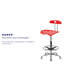 Tabouret de dessinateur Monroe-1731715094