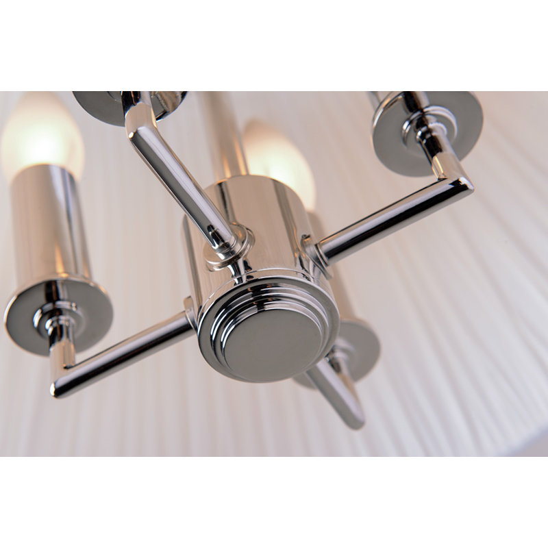 Burdett 4 - Light Pendant, Polished Nickel