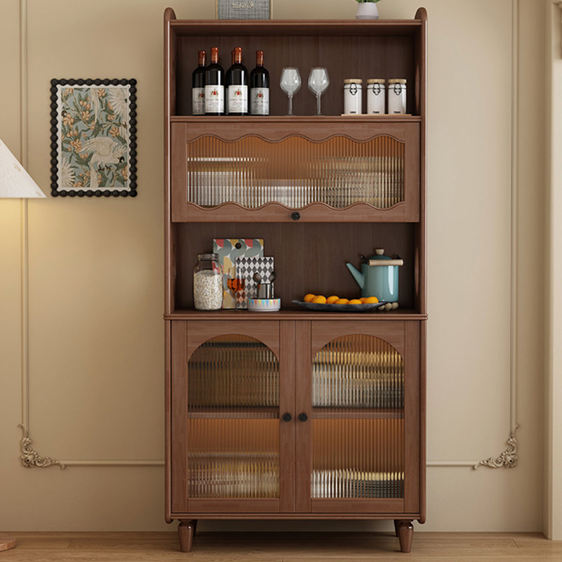 Buffet de luxe chinois de style rétro, Noyer