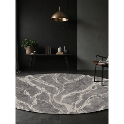 Tapis gris lavable à la machine