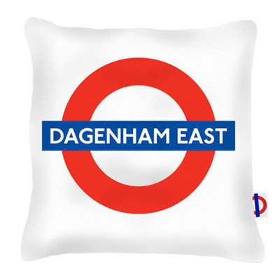 Dagenham East Tube Station London Transport Cushion
