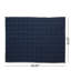 Couverture lestée 20 lb, coton 60 x 80 multicouches, bleu marine-121481531