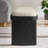 Iver 43" Upholstered Wood Accent Bench In Black Flax