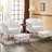 Karcyn Velvet Barrel Chair with Ottoman