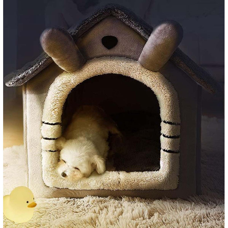 Maison pour animaux Deluxe, L 14,2 po x l 17,3 po